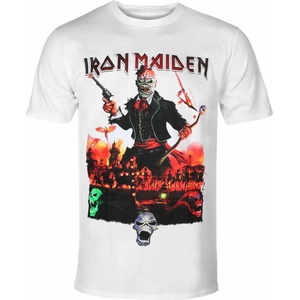 ROCK OFF Мъжка тениска Iron Maiden - LOTB Live In Mexico City - Бял - ROCK OFF - IMTEE105MW