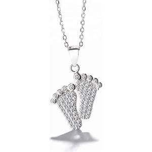 Silenti Jewelry Сребърно колие "Крачета