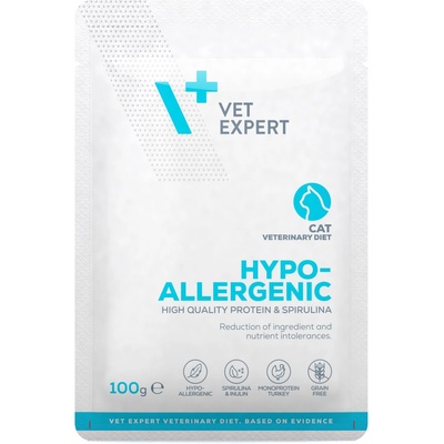 VetExpert Хипоалергенна котка - мокра ветеринарна храна за котки, 100г