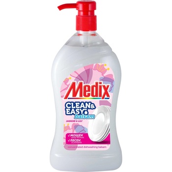 Medix Препарат за миене на съдове Clean & Easy, с помпа, бял, 800 ml