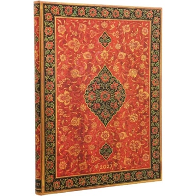 Layla Persian Poetry Ultra 12-Month Hardcover Dayplanner Elastic Band Closure Horizontal Paperblanks 2027