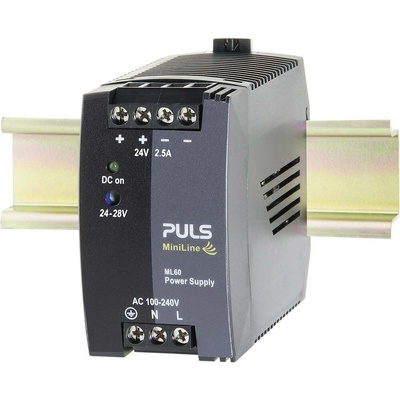PULS ML60.242 síťový zdroj na DIN lištu 24 V/DC 2.5 A 60 W Počet výstupů:1 x Obsah 1 ks