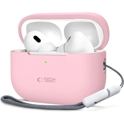 Tech-Protect Силиконов калъф Tech-Protect за Apple AirPods Pro 1 / 2 - Розов (5906302313709)