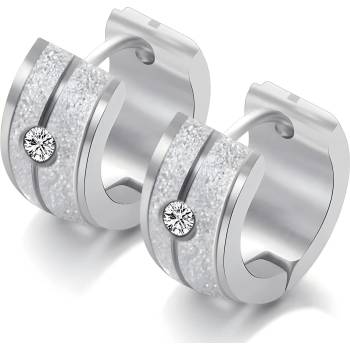 HARAHU Обеци fi-28329 - Сребърен kp28329 (fi-28329)