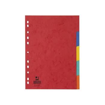 Image 1 of Q-CONNECT Разделител гланциран картон А4 5 теми