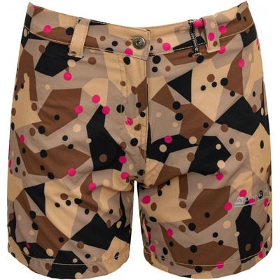 Alpine Pro Cuoma 3 dámské rychleschnoucí kraťasy LPAT387 Simply taupe