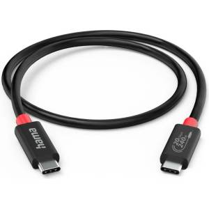 Delock Кабел Hama 200788, от USB-C(м) към USB-C(м), 2m, черен (HAMA-200788)