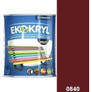 Chemolak Ekokryl mat 0840 červenohnedá 0,6L