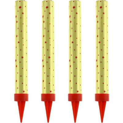 Godan Fontána párty na dort 12cm zlatá – Zboží Mobilmania