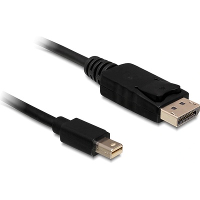 Delock Кабел mini Displayport щепсел Displayport щепсел 5 м, черен