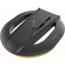 iPega P5S035SAH Vertikálny Stojan (2xUSB-A) s RGB PS5 Slim, PS5 Pro Black