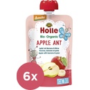 Príkrmy a výživy Holle Bio Apple Ant 100% pyré jablko banán hruška 6 x 100 g