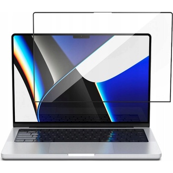 Spigen Glass.tR Slim FC MacBook Pro 14 2021 Ochranné sklo, čierny rám