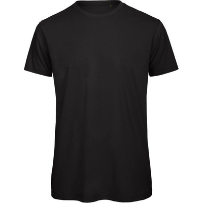 B&C tričko Inspire T medium fit z bio bavlny krátký rukáv pánské černé