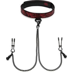 Fifty Shades of Grey Sweet Anticipation Collar Nipple Clamps