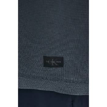 Calvin Klein Памучна блуза с дълги ръкави Calvin Klein Jeans в сиво с изчистен дизайн J30J326450 (J30J326450)