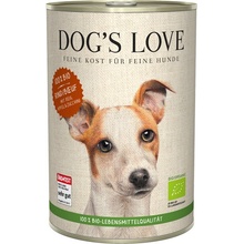 Dog's Love 100% BIO Organic Hovězí 400 g