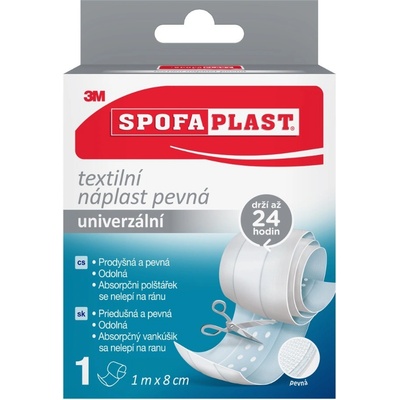 3M Spofaplast 264 Pevná textilní náplast 1 m x 8 cm 1 ks