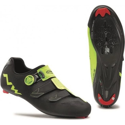 Northwave Phantom Carbon black/Yellow Fluo