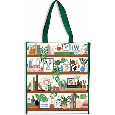 Galison Plant Shelfie Reusable Shopping Bag