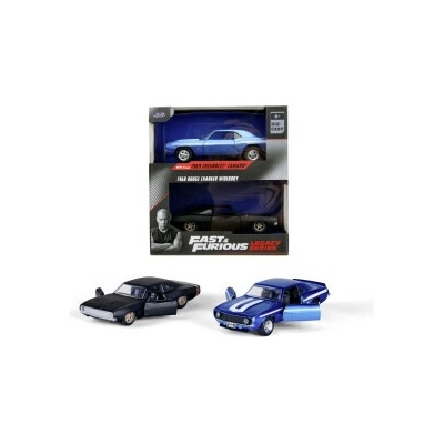 Rychle a zběsile Twin Pack Chevrolet Camaro 1969 a Dodge Charge Wide Body 1968, Wave 2/1 1:32