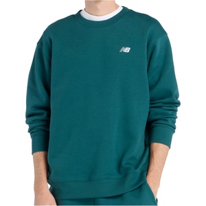 New Balance Мъжки пуловер New Balance Sport Essentials Fleece Crew Jumper - Medusa Green (017-4403-0411)