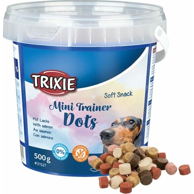 Mini Dots tréninkové pamlsky kuličky s lososem 500 g