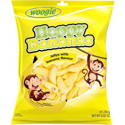 Woogie Banánky z pěnového cukru 250 g