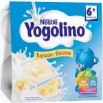 Nestle Млечен десерт Nestle Yogolino - Банан, 4 х 100 g (12524581) - baby