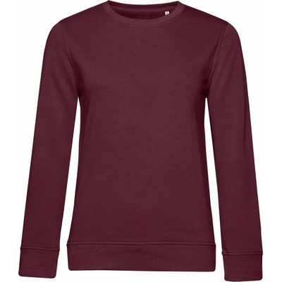 B&C Inspire Crew Neck women burgundy mikina dámská