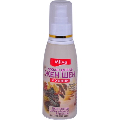 Milva voda na vlasy s Chininem a Ženšenem 100 ml