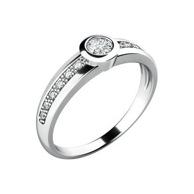 Pattic Zlatý prsten s diamanty G10778B01