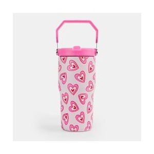 Sentio Бутилка за вода 600ml Pink Hearts