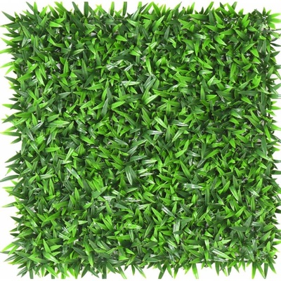 Umělá živá zelená stěna GRASS PLATE, 50x50cm