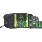 Dove Men+Care Комплект Refresh+Care, с несесер, 4 части - ozone