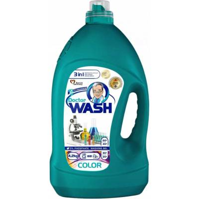 Doctor Wash Gel na praní 3v1 Color 168 PD 4,2 l