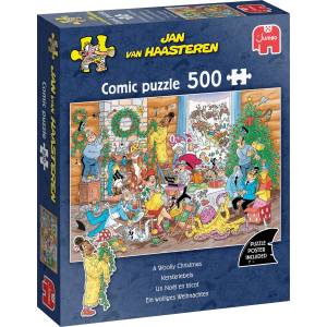 Jumbo Пъзел Jumbo от 500 части - Коледно вълнение (1110100630)