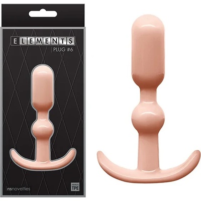 Анален стимулатор, телесен елемент, 11, 4см. - Elements Plug 6 (NSTOYS0784)