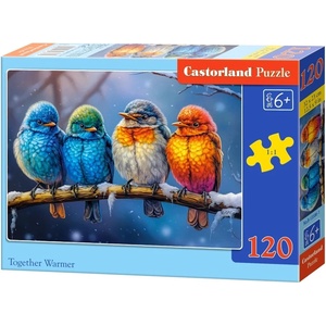 Castorland Пъзел Castorland от 120 части - Заедно е по-топло (B-13586-1) - ozone