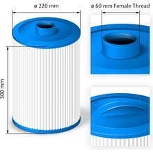 Crystalline Pool Spa Filter Filtrační kartuše SC808