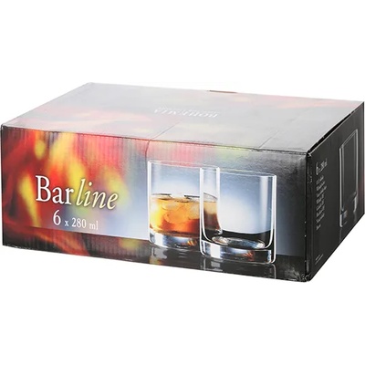 Bohemia royal & crystalite Чаша за водка Bohemia Royal Barline 280ml, 6 броя (107954)