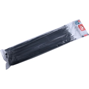 Extol кабелни превръзки 7, 6x370mm 50бр, EXTRA, черен найлон; устойчив на UV лъчи, киселини и основи