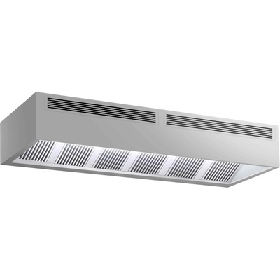 G.Gastro Indukční digestoř hranatá - 3500 mm s LED osvětlením - D11885746