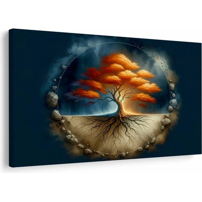 Obraz strom života v kruhu - 60x40