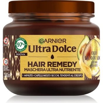 Garnier Ultra Doux Avocado Oil and Shea Butter подхранваща маска за суха коса 340ml