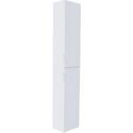 InterCeramic Pvc Колона за баня icp 2518 - бяла стенна колона с 2 вратички, гланц покритие и плавно затваряне (icp 2518)