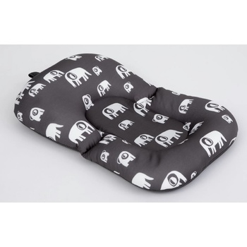 Simply Good Vankúšik na kúpanie bábätka ELEPHANTs sivý