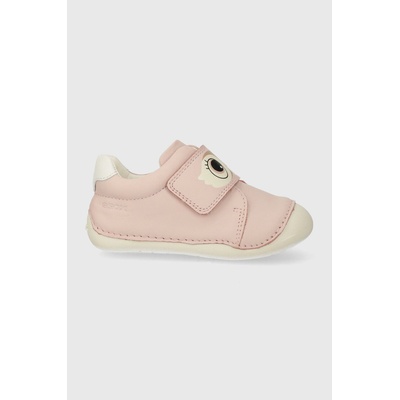 GEOX Детски половинки обувки от кожа Geox TUTIM в розово (B3540B.00085.)