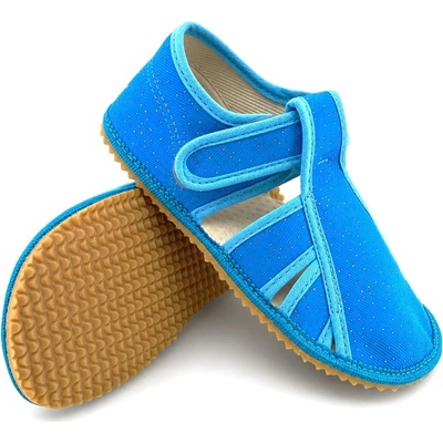 Beda Papuče Turquoise Shine BFN 170020/W/BR