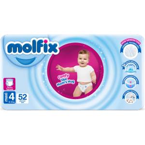 Molfix Гащички, размер 4 Maxi, 9-14 kg, 52 бр (10474186)